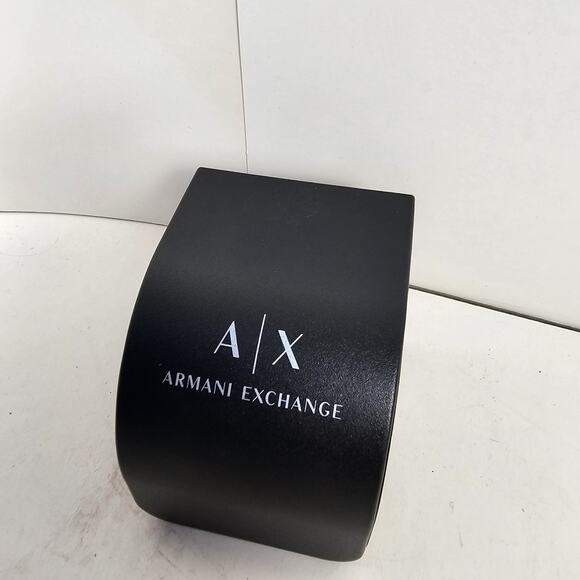 ARMANI EXCHANGE MEN'S SILVER TONE STAINLESS BLUE DIAL CHRONOGRAPH WATCH AX2509 - Picture 3 of 4